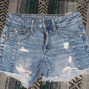 American eagle super stretch jeans shorts